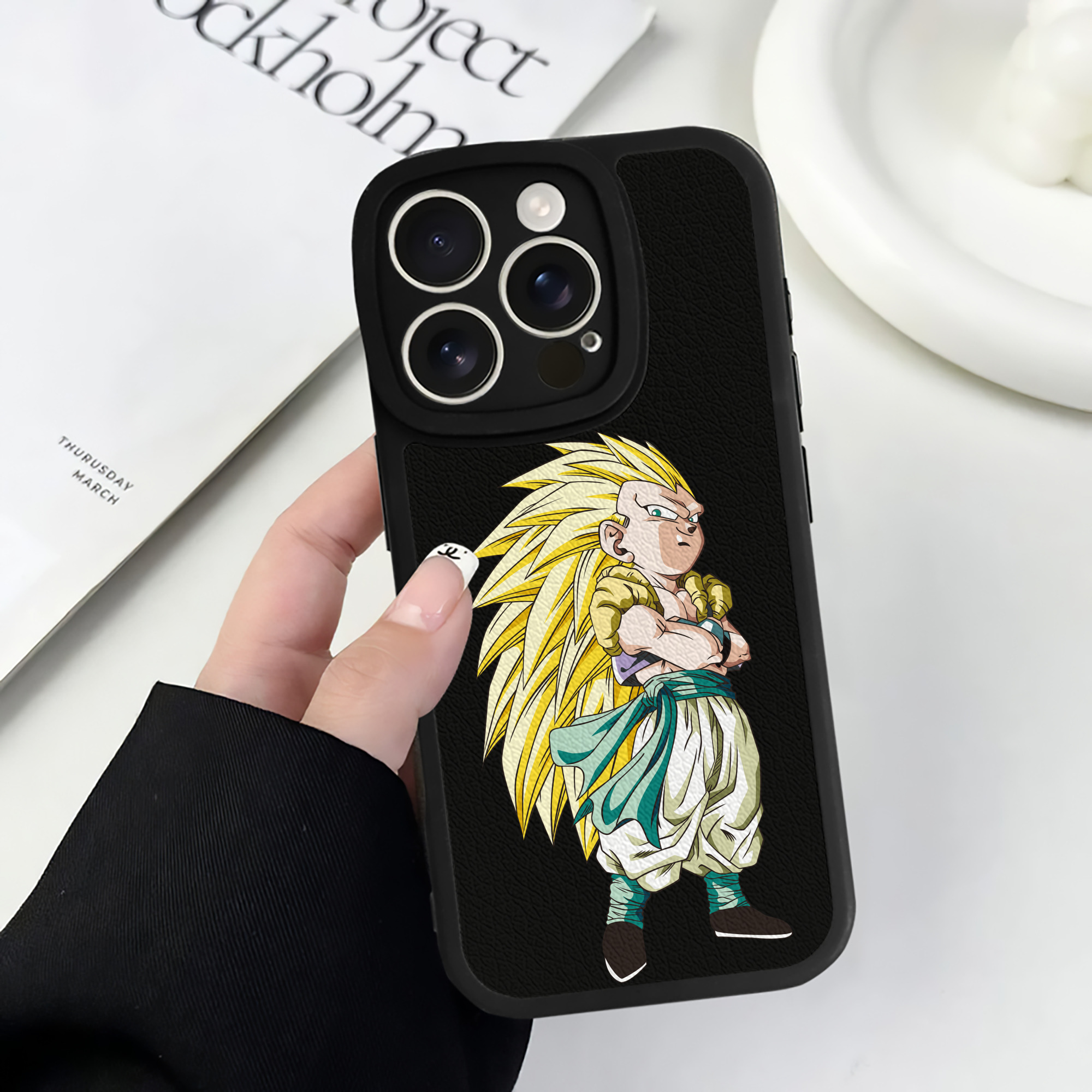 （画像用） ドラゴンボール ベジット DRAGON BALL Vegetto 【iPhone 16シリーズ対応】シリコンスマホケース（レザー調） 材質：シリコン